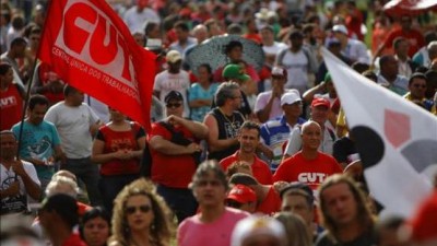 Sindicatos brasileños convocan a una nueva protesta contra los ajustes