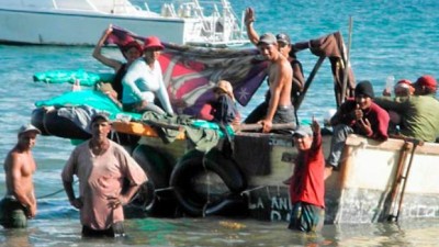 Aumentó un 100 % el éxodo de balseros cubanos a pesar del deshielo con EEUU