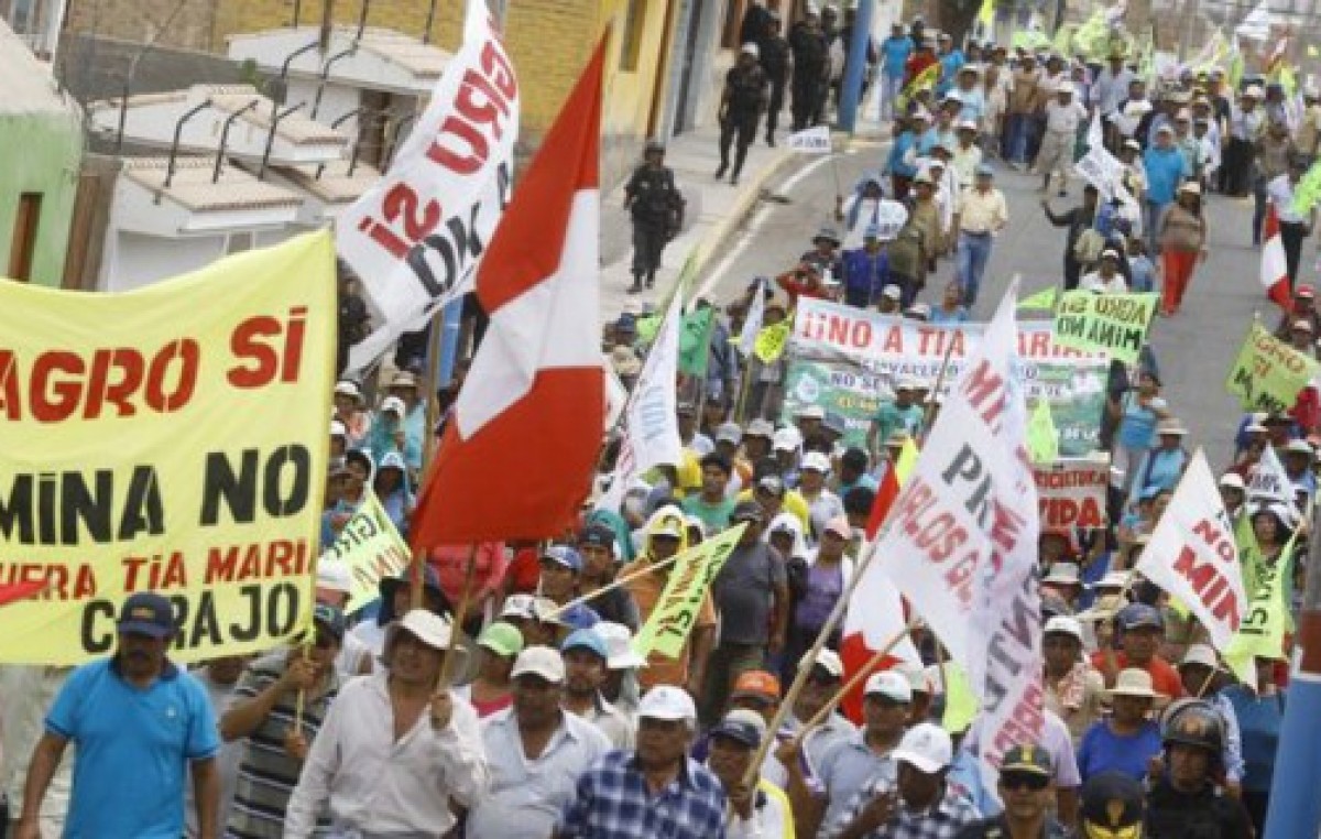 Dos muertos en huelga contra proyecto minero en el Perú