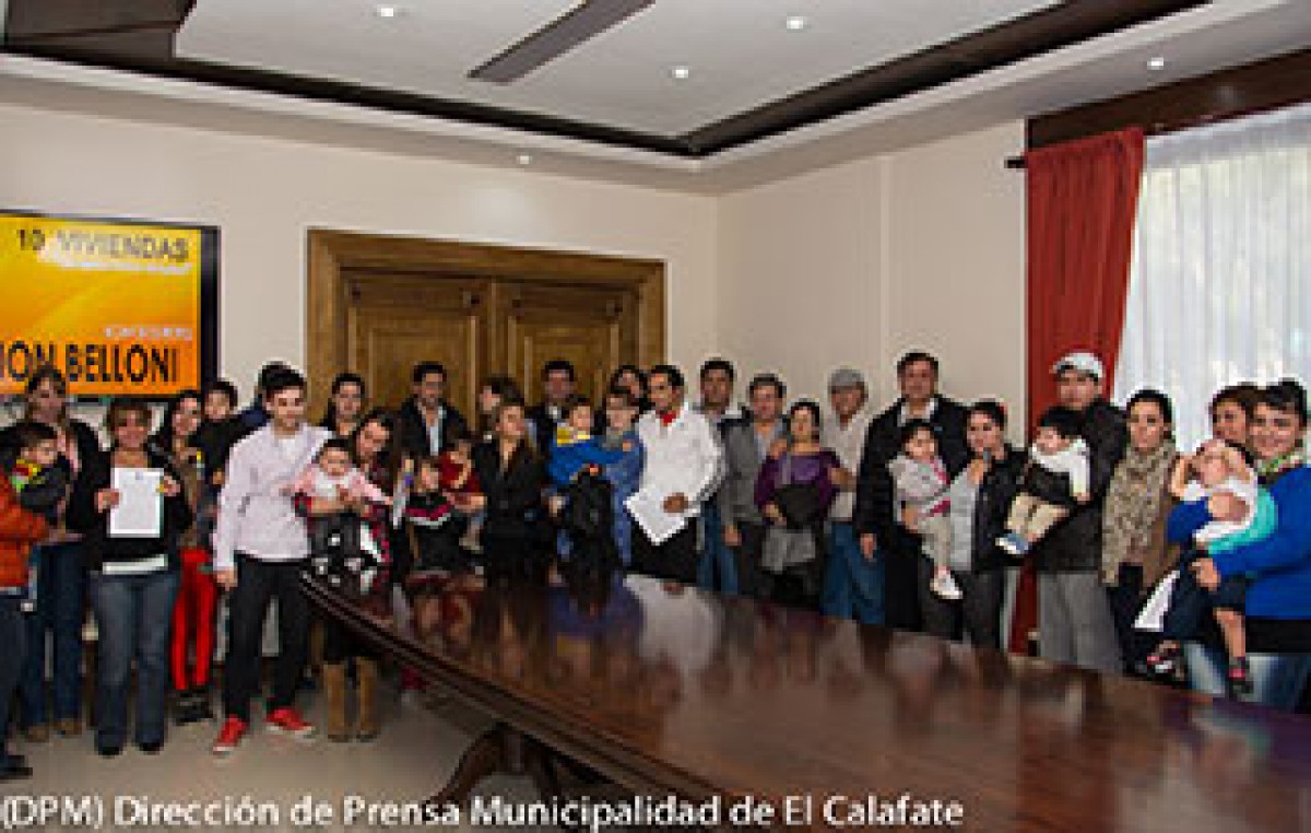 Entrega de viviendas en El Calafate