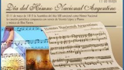 11 de Mayo  Día del Himno Nacional