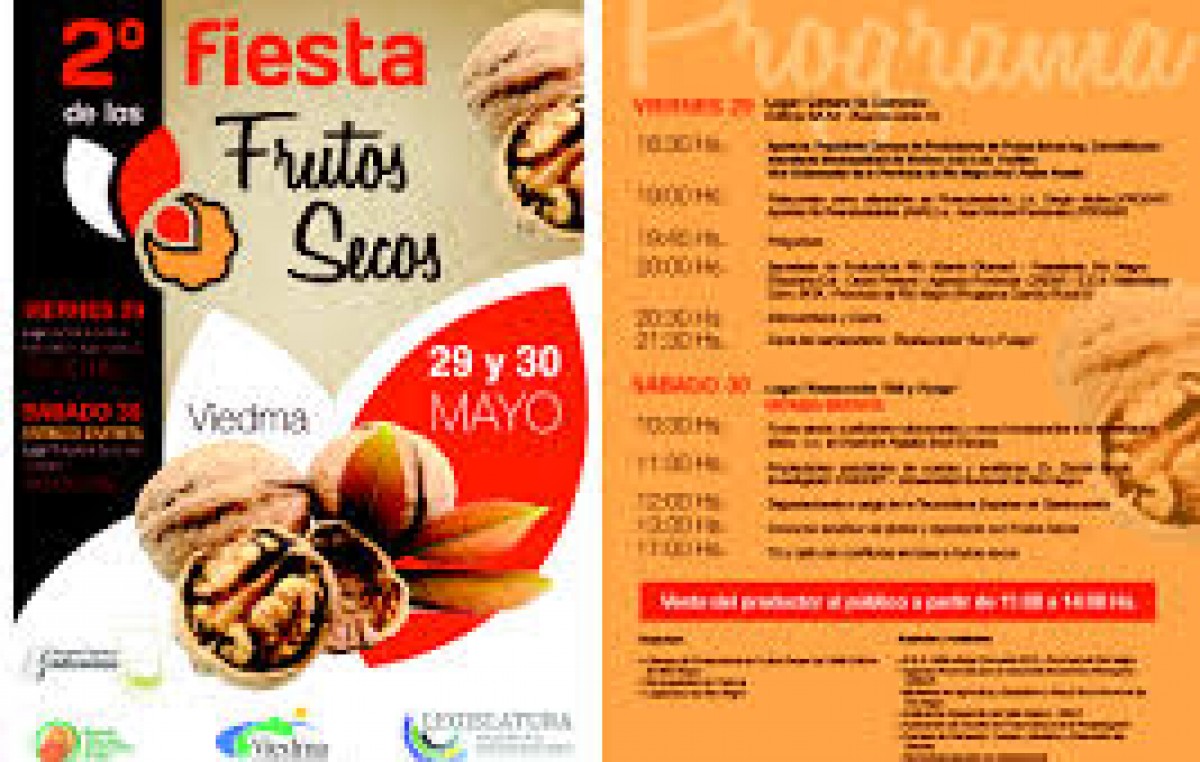 2º Fiesta de los Frutos Secos, Viedma, 29 y 30 de mayo