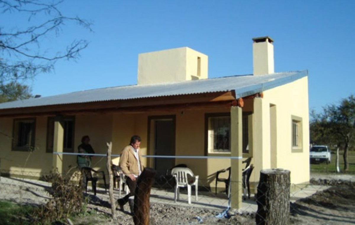 Se inauguraron viviendas rurales en el departamento La Paz