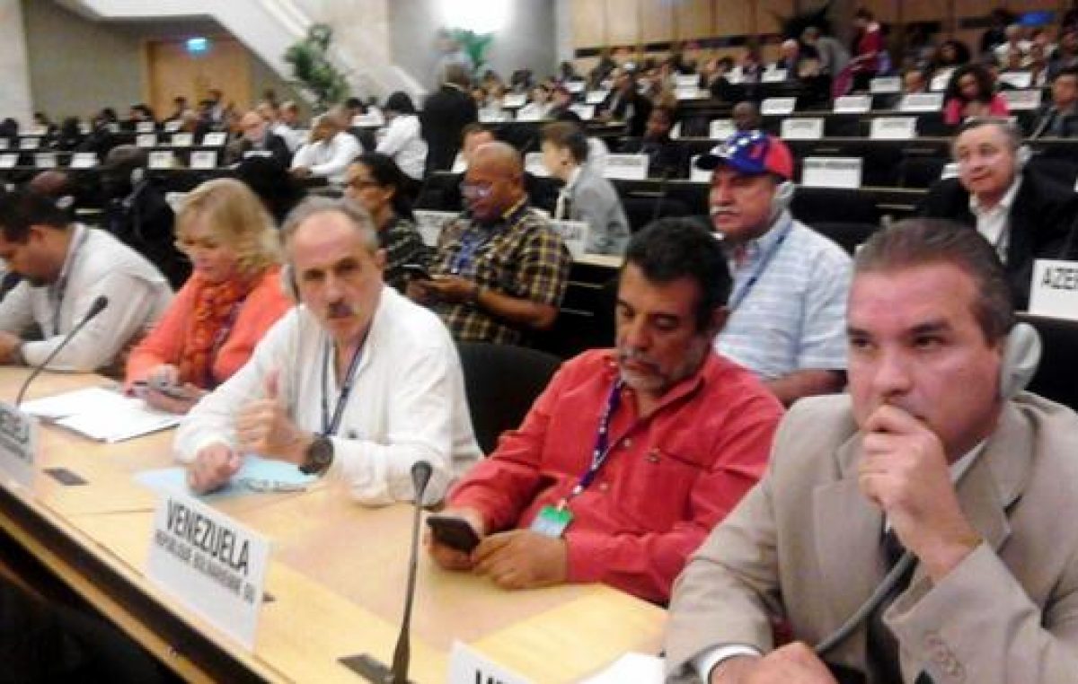 Sindicalistas se unen en defensa de Venezuela contra denuncias de empresarios en la OIT