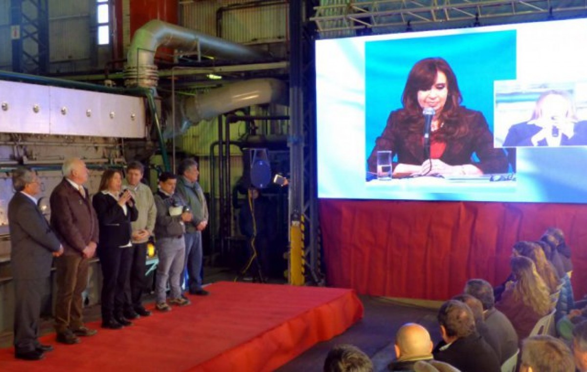 Por teleconferencia la Presidenta inauguró nueva turbina para Río Grande