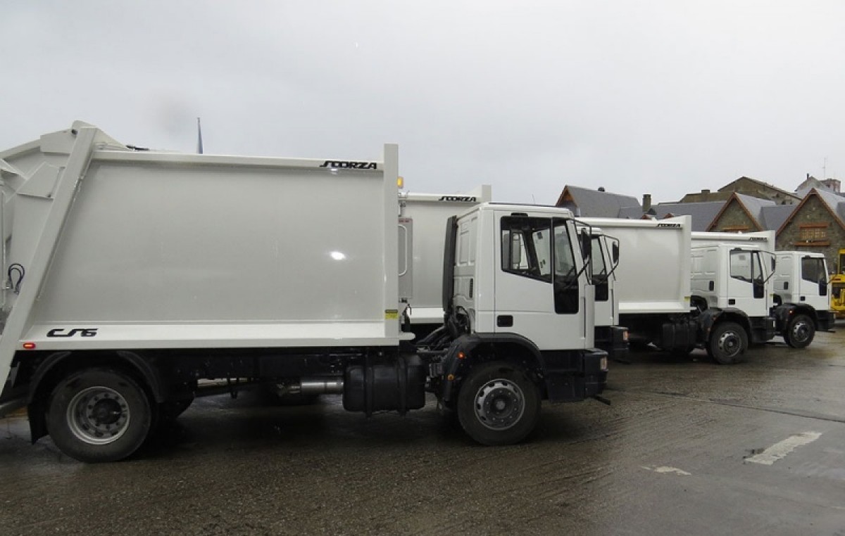 La comuna de Bariloche anunció compra de más camiones recolectores de basura