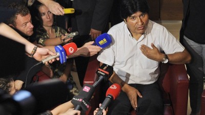 Evo Morales firma la interconexión eléctrica hasta Tartagal