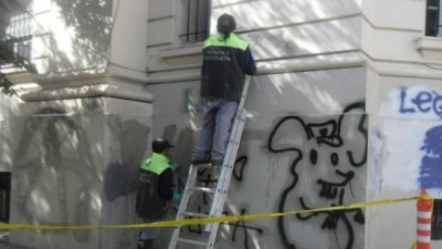 La Policía Local de La Plata detendrá a quienes “grafiteen” la propiedad privada