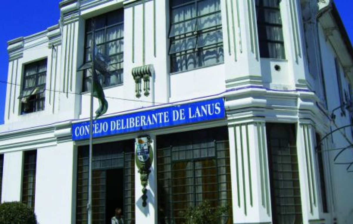 El Concejo Deliberante de Lanús respaldó la Ley de paritarias municipales