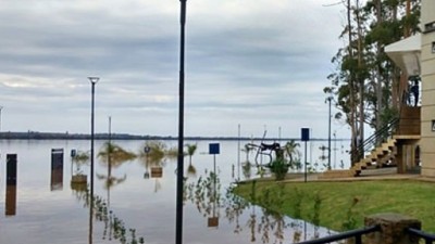Alertan por la inminente crecida del río Uruguay en Concordia