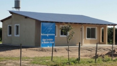 Se inauguraron viviendas rurales en el departamento Nogoyá