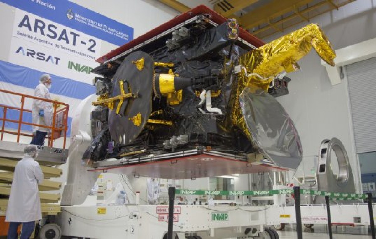 El Arsat-2 parte hacia Guayana para su lanzamiento