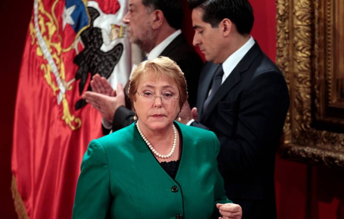Bachelet alcanzó un inédito nivel de desaprobación del 70%