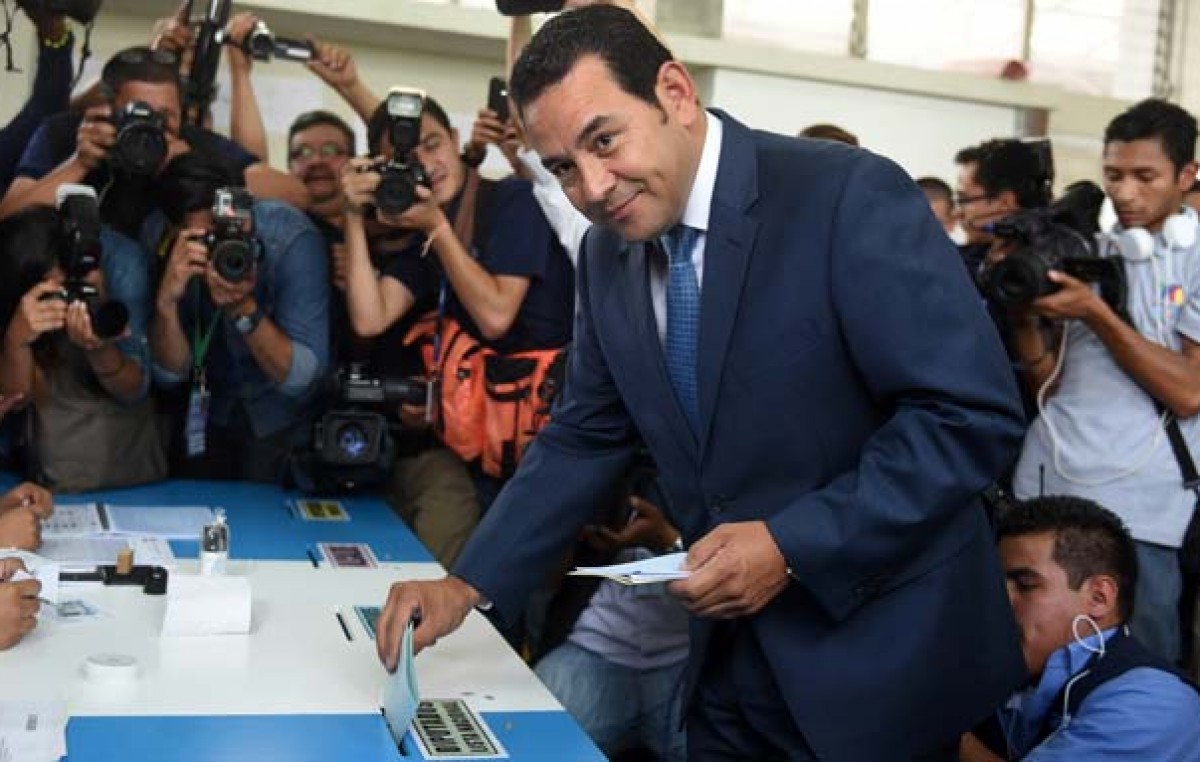 Un cómico ganó las presidenciales en Guatemala