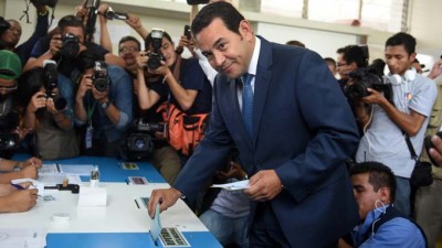 Un cómico ganó las presidenciales en Guatemala