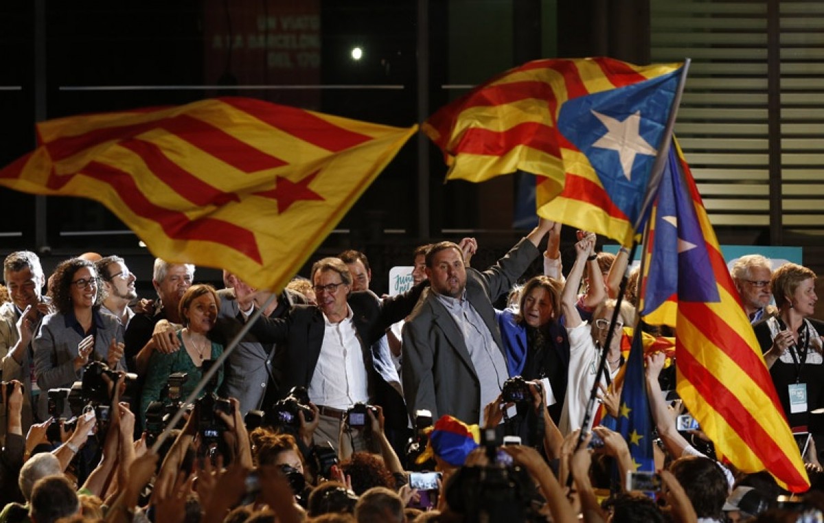 Independentistas consiguen mayoría absoluta en Cataluña