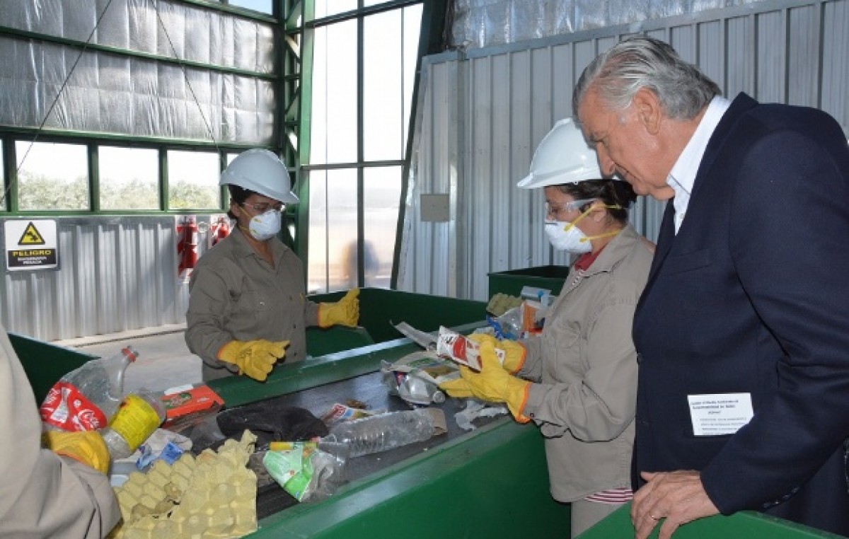 Inauguraron una planta de residuos sólidos urbanos en Sarmiento