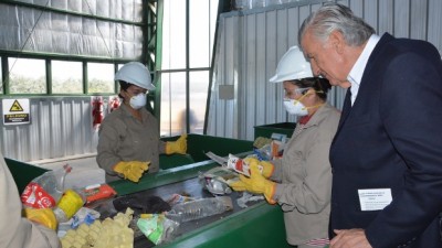 Inauguraron una planta de residuos sólidos urbanos en Sarmiento