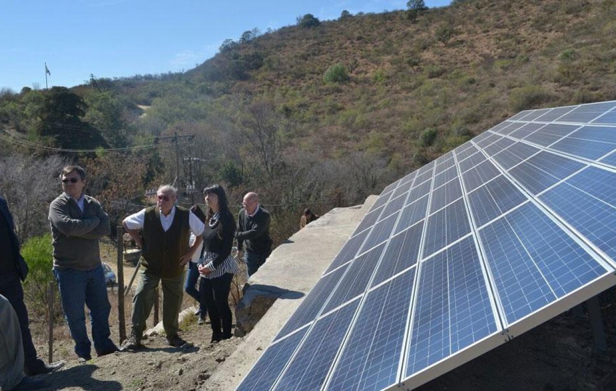 En La Rancherita, la comuna se abastece de energía solar