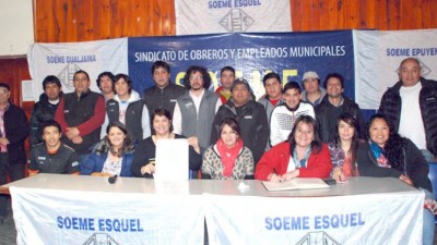 Elecciones en SOEME Esquel: Se presentó la Lista Verde N° 1 encabezada por Antonio Osorio