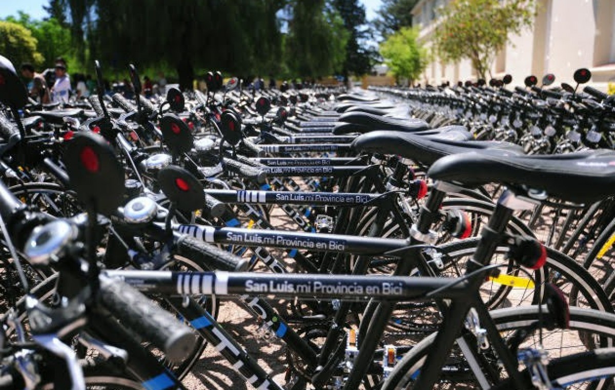 TuBi: 3500 universitarios de San Luis recibirán sus bicis