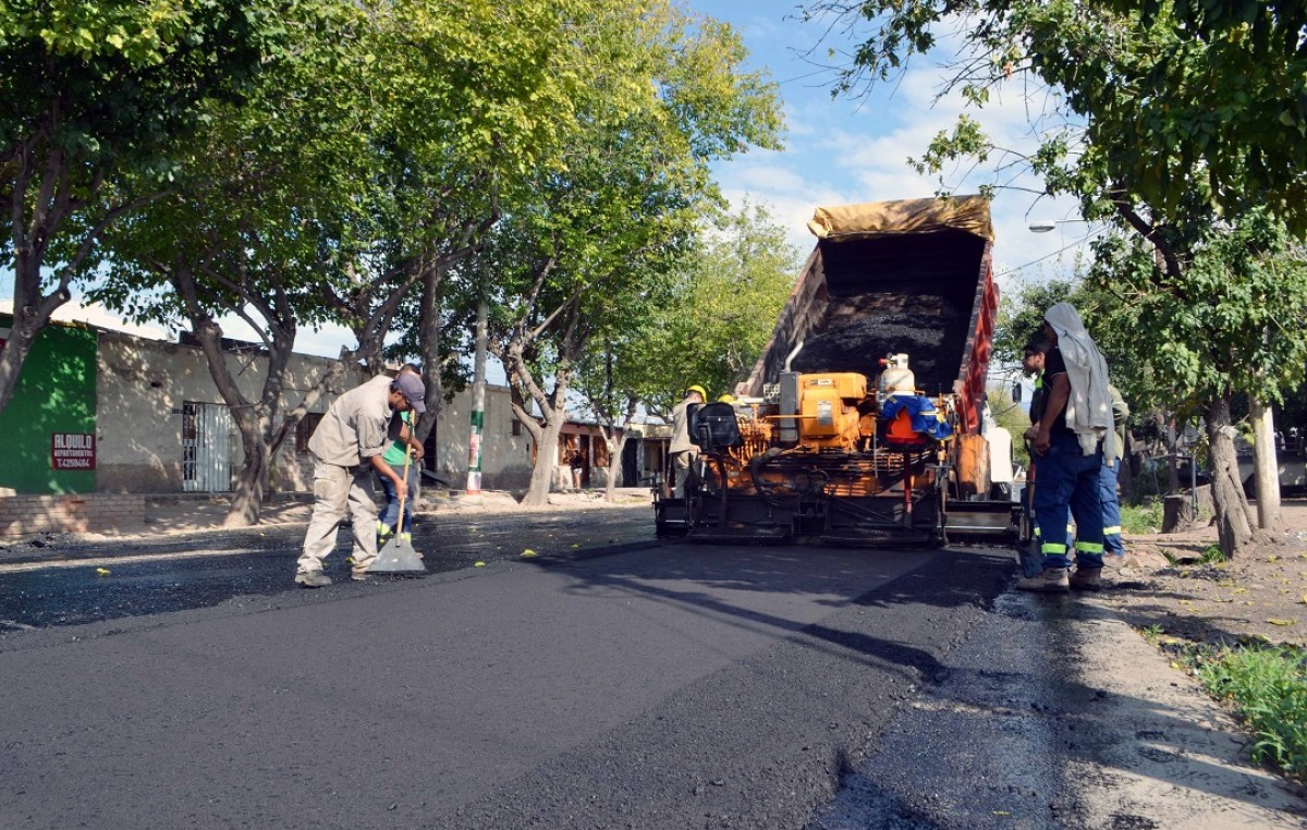 Santo Tomé: se ejecutó en un 80% el plan de pavimentación