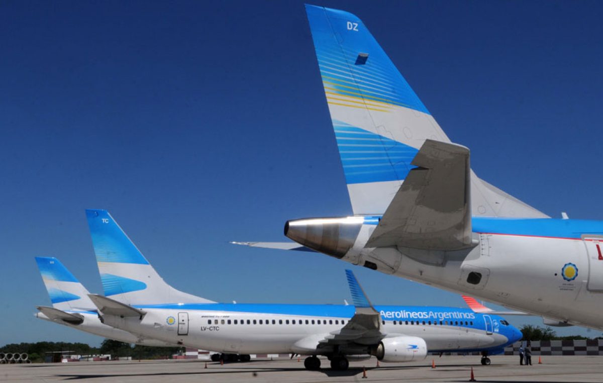 Aerolíneas Argentinas mejoró sus resultados operativos en los primeros ocho meses del año