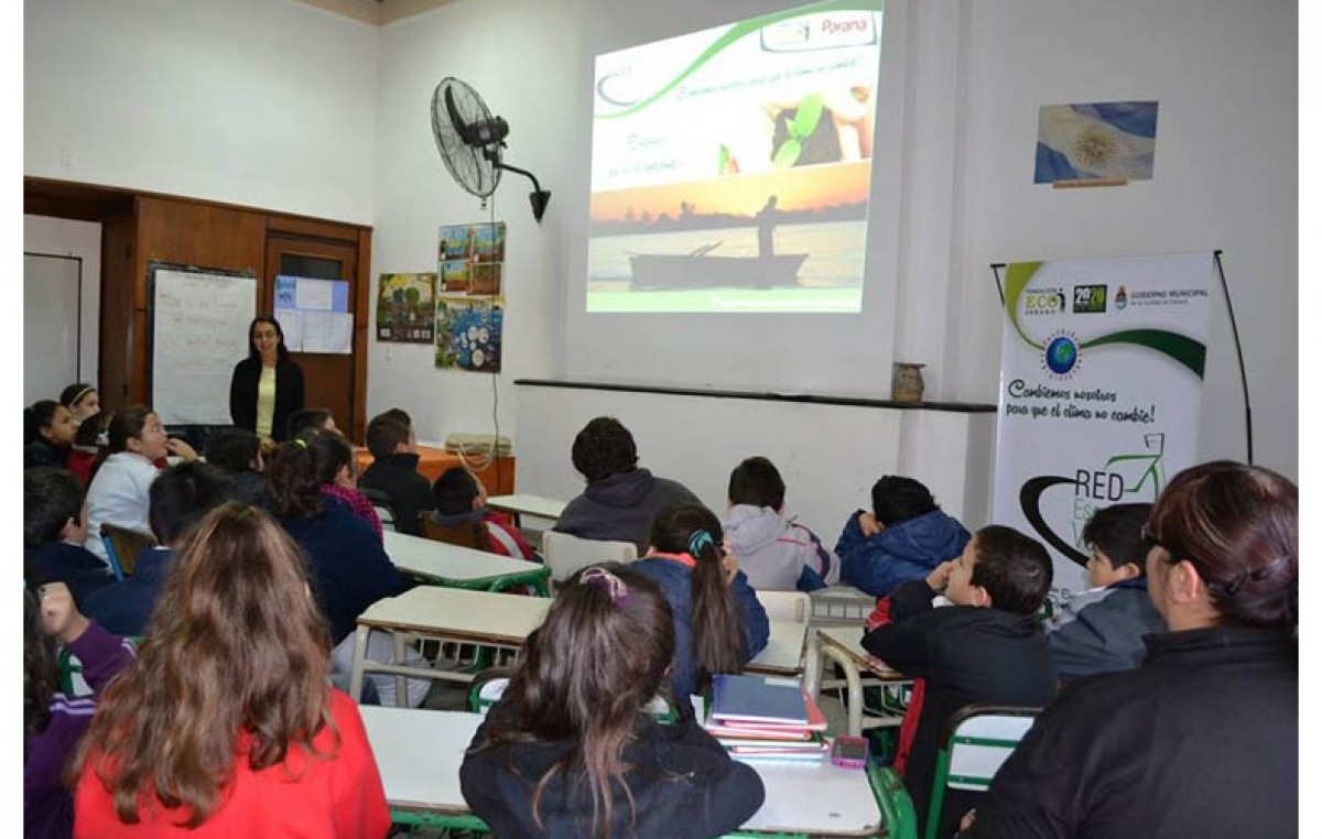 El Programa Municipal «Red de Escuelas Verdes» se consolida en Paraná