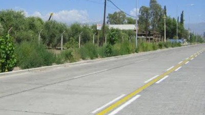 Maipú hizo un resumen de su plan de pavimentación en varias localidades