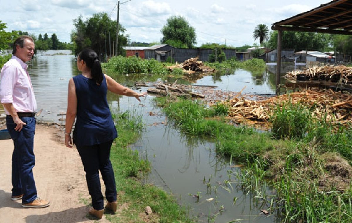 El Gobernador de Entre Ríos confirmó obras en ciudades que están afectadas por las inundaciones