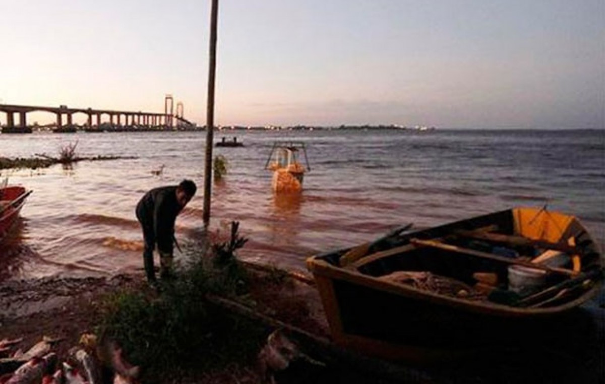 El Río Paraná avanza sobre las costas de Chaco y Corrientes provocando estragos
