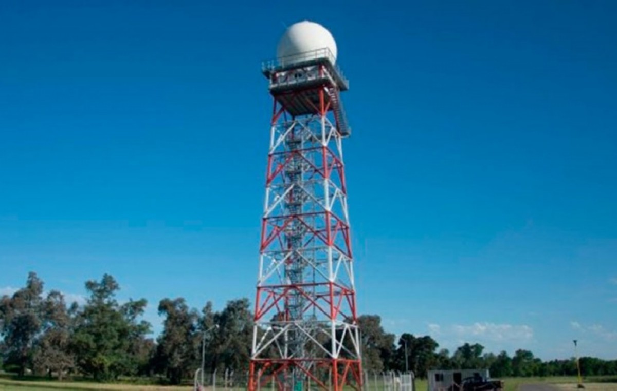 Ya funciona en Ezeiza el primer radar meteorológico fabricado por INVAP