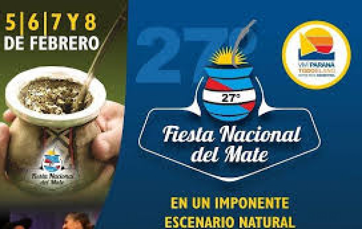Fiesta Nacional del Mate del 5 al 8 de febrero en Paraná