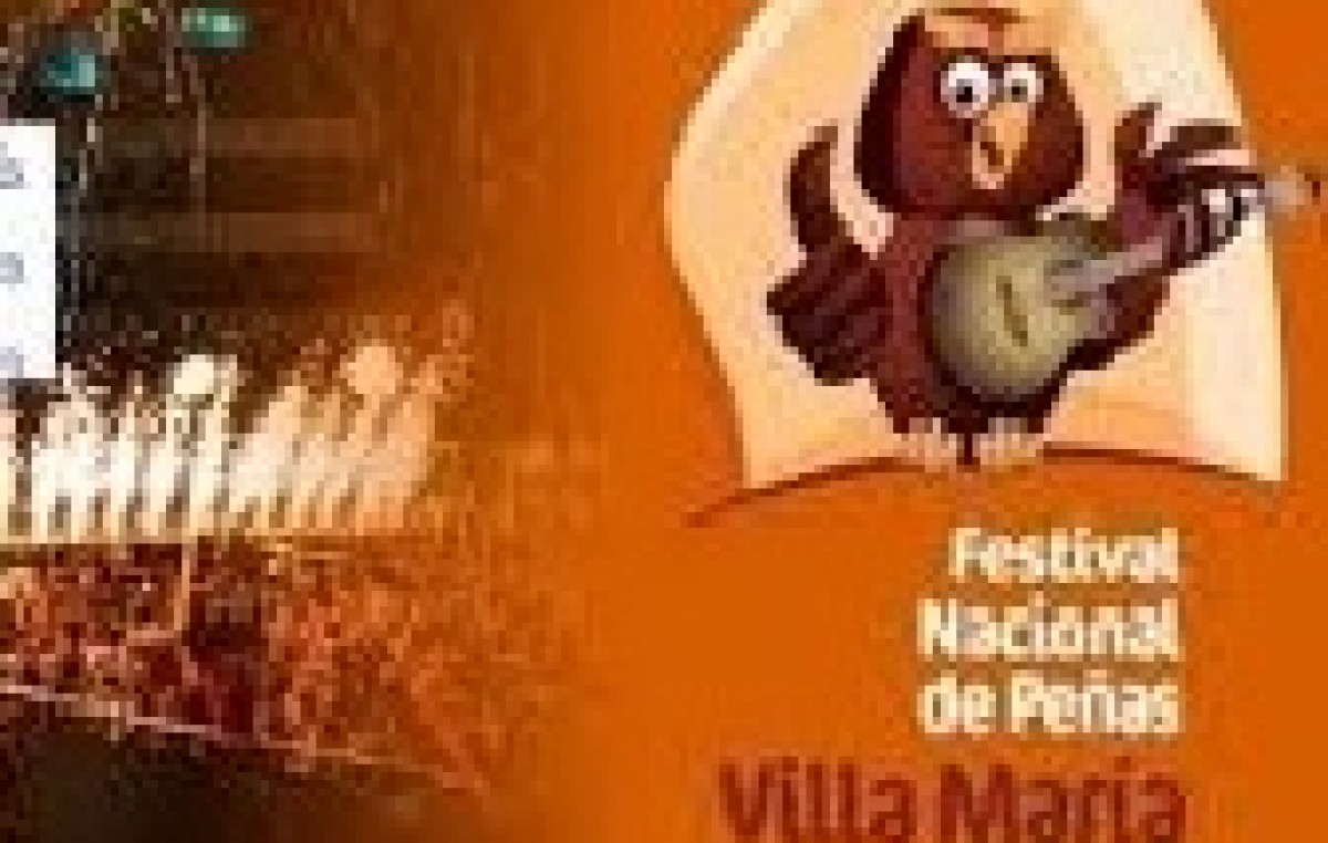 Festival Internacional de Peñas 2016, Villa María del 5 al 9 de febrero