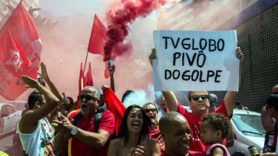 Protesta a favor de Lula y contra la “persecución de los medios”