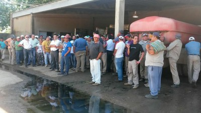Gremios Municipales se concentran en Las Rosas