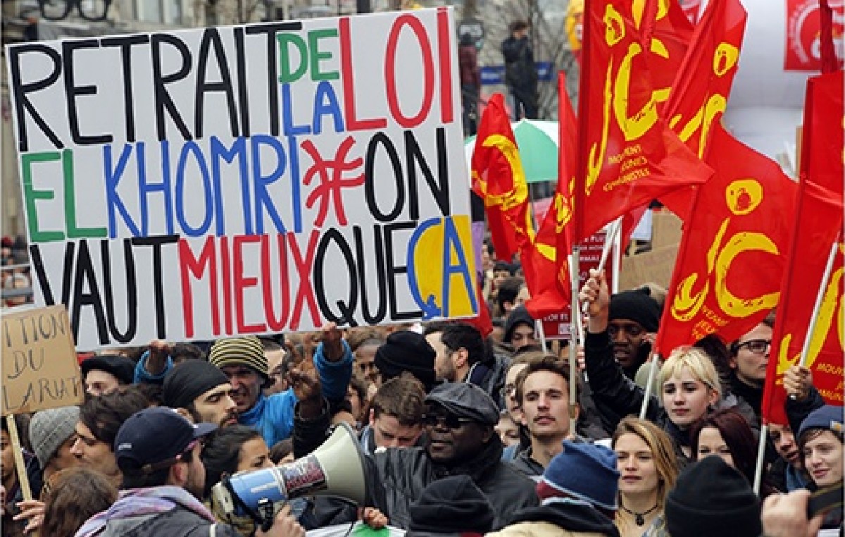 El gobierno francés modificó proyecto de reforma laboral