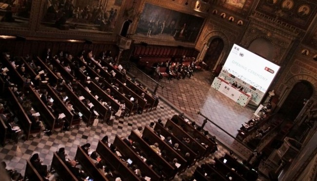 Jornada inaugural de la conferencia preparatoria de Habitat III el pasado 4 de abril en Barcelona. ONU Habitat
