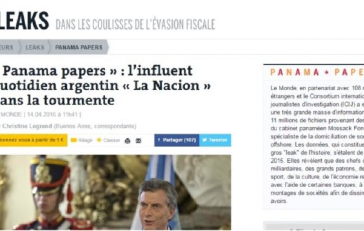 Le Monde criticó duramente a La Nación