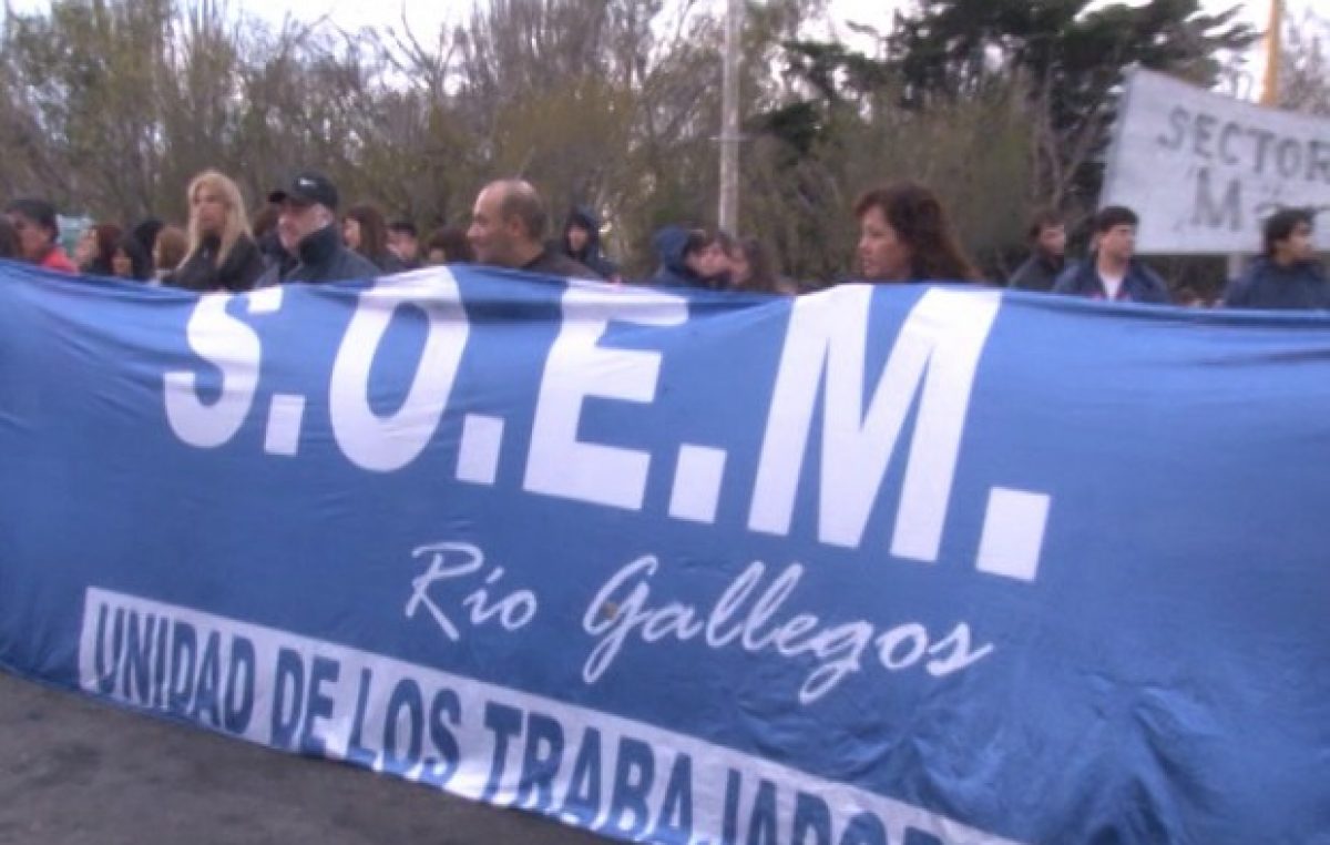 El SOEM de Río Gallegos realizará retención de tareas hasta el domingo