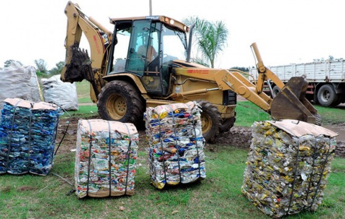 Villa Elisa vendió 17040 kilos de material reciclable