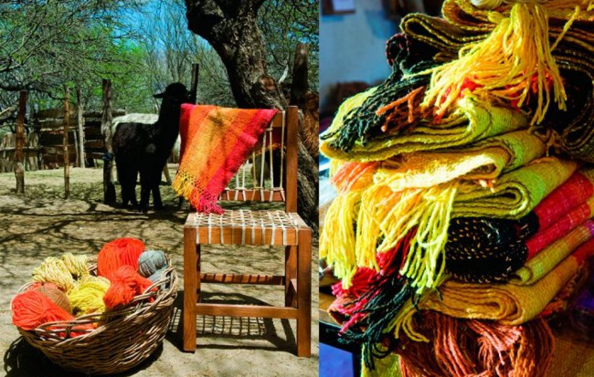 Exposición y venta de artesanías y productos andinos de San Antonio de los Cobres
