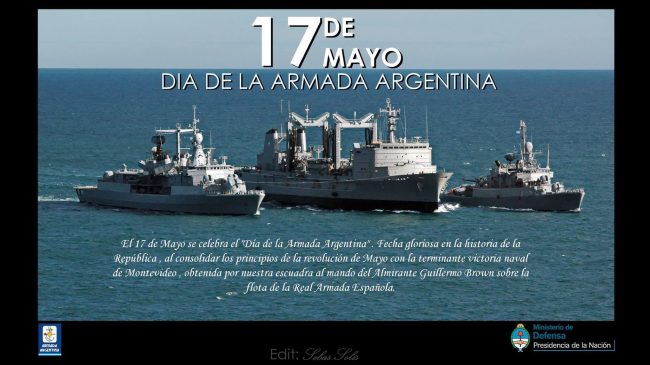 17 de Mayo dia de la Armada Argentina Todos Para Uno