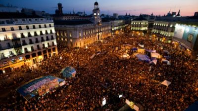 La indignación lleva cinco años en España