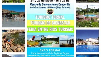 5º Feria Internacional de Turismo Termal, Concordia 21 y 22 de mayo