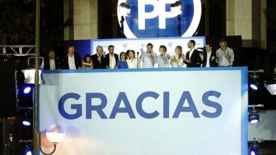 Rajoy y el PP ganan las elecciones y Podemos se queda en el tercer lugar