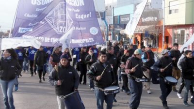 SOEME Esquel participó de acto y marcha en Neuquén de la Mesa Multisectorial contra el tarifazo