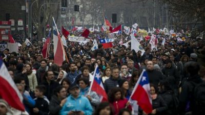 Chile marchó por otro sistema jubilatorio