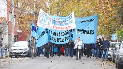 Los municipales de Mar del Plata amenazan con un paro si no cobran el aguinaldo