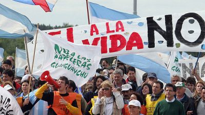 El municipio de Gualeguaychú rechazó la instalación de otra pastera en Uruguay